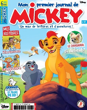 Abonnement magazine Mon premier Journal de Mickey